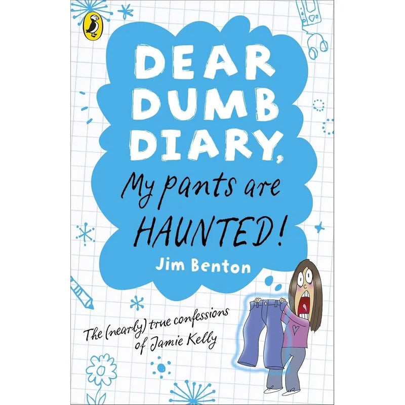 Dear Dumb Diary Series Jim Benton 3 Books Collection Set (My Pants are Haunted,Am I the Princess or the Frog?: 3 &  Never Do Anything, Ever: 4) - The Book Bundle