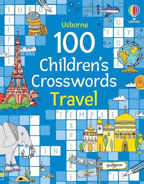 Phillip Clarke Collection 3 Books Set (100 Children's Puzzles and Games: Holiday,100 Children's Crosswords: Travel &  100 Children's Wordsearches: Animals)