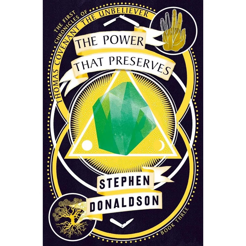 Thomas Covenant Series 5 Books Set by Stephen Donaldson (Lord Foul's Bane ,The Illearth War, The Power that Preserves ,The One Tree  & White Gold Wielder) - The Book Bundle