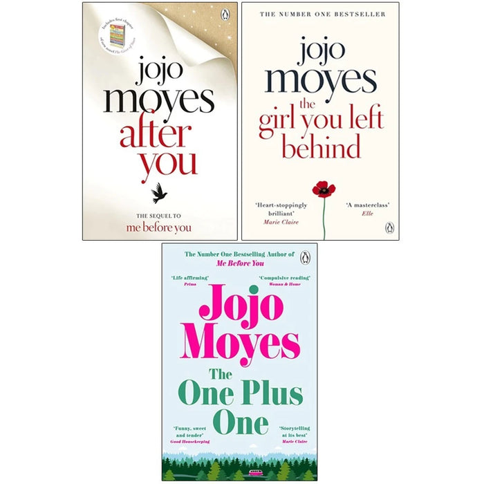 Me Before You Collection 3 Books Set by Jojo Moyes (After You ,The One Plus One & The Girl you Left behind)
