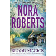 Two paperback books from Nora Roberts' Cousins O'Dwyer Trilogy collection by Piatkus, featuring fantasy fiction covers.