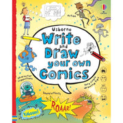 Usborne My First Story Writing Book, Write and Draw Your Own Comics 2 Books  Collection Set - The Book Bundle