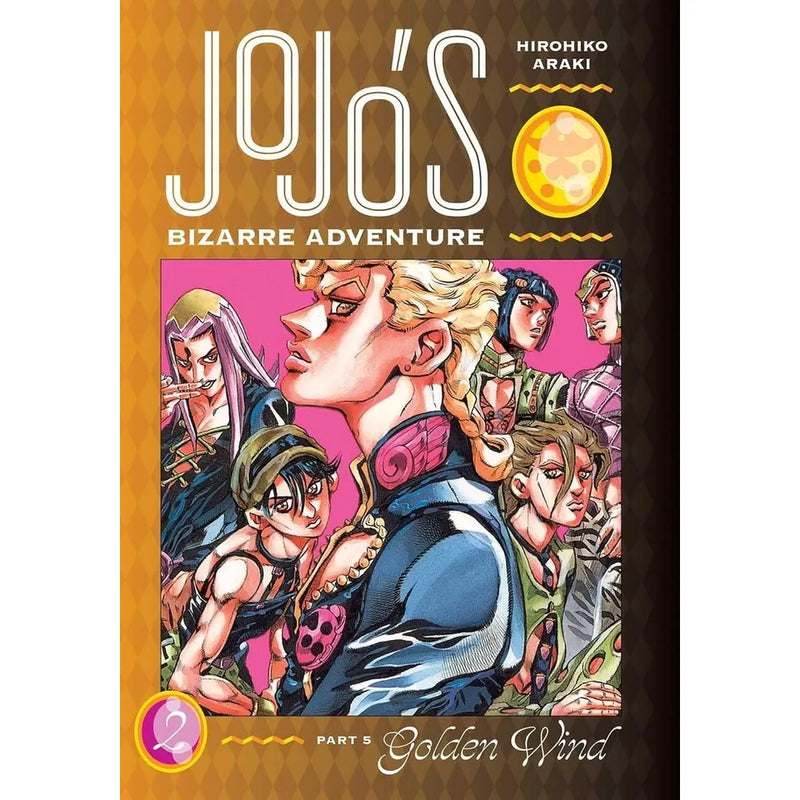 VIZ Media JoJo's Bizarre Adventure Part 5 Golden Wind Series 4-book collection set featuring manga by Hirohiko Araki