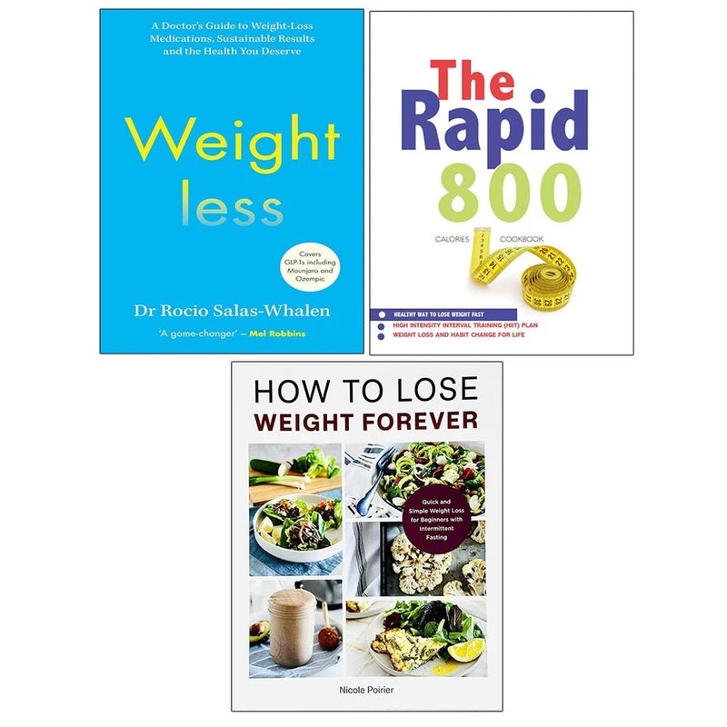 Weightless(HB), How to Lose Weight Forever, Rapid 800 Cookbook 3 Books Collection Set - The Book Bundle