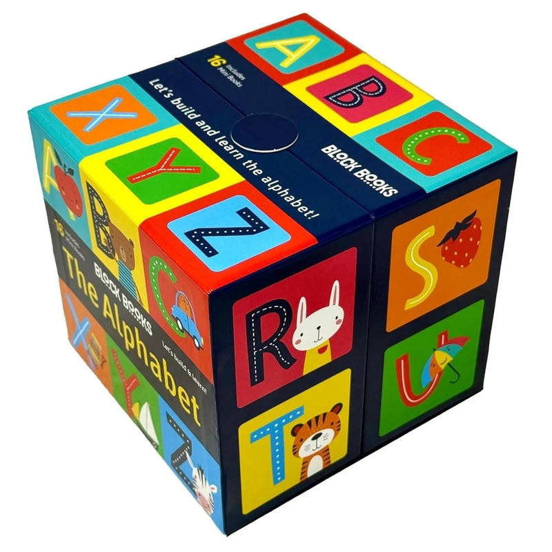 Children’s Alphabet Learning 16 Mini Books Collection Box by Lake Press - The Book Bundle