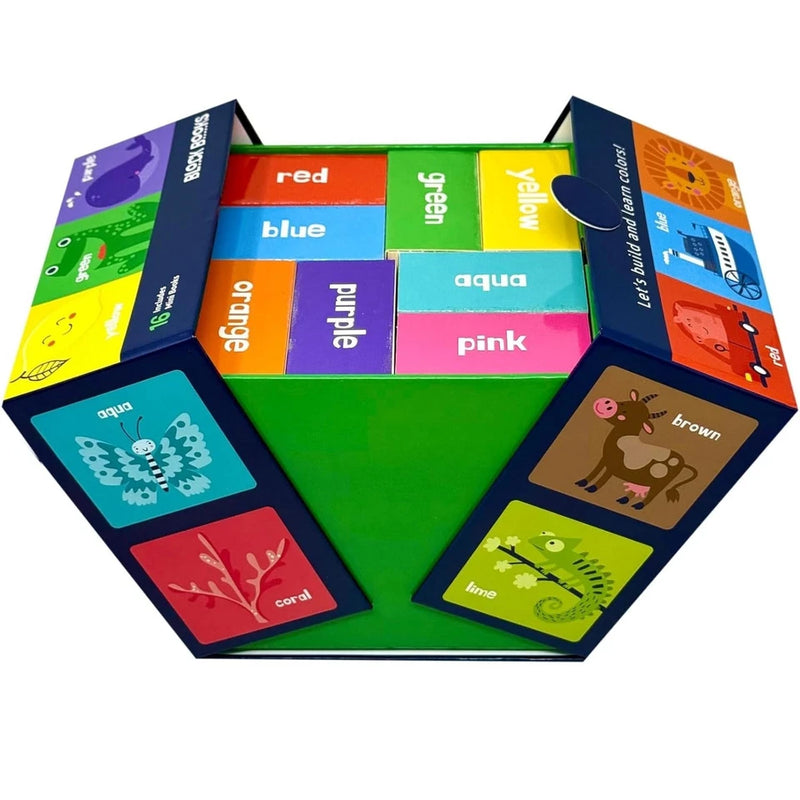 Children’s Colour Fun Learning 16 Mini Books Collection Box by Lake Press - The Book Bundle