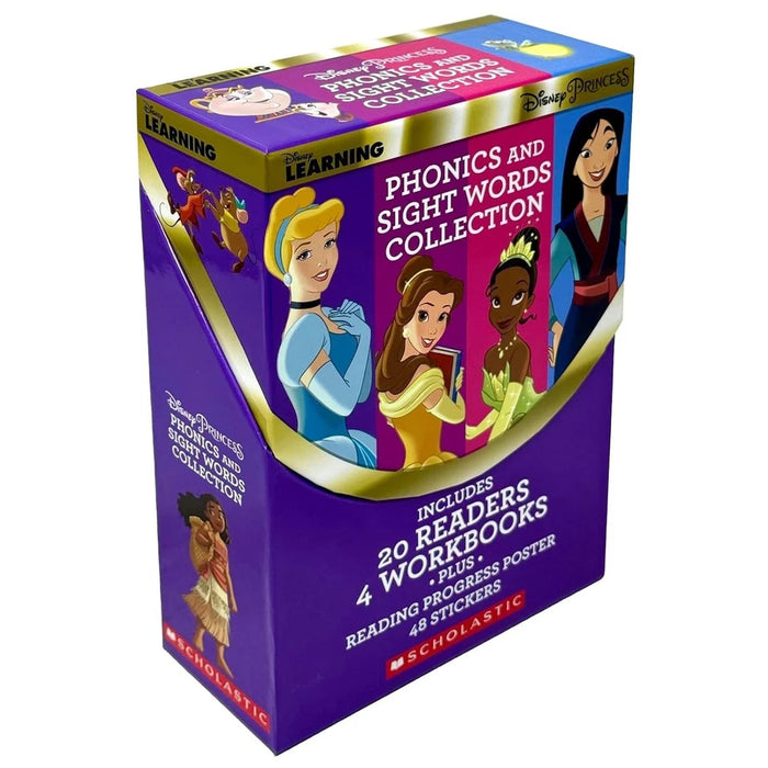 Princess Phonics and Sight Words Collection (Includes 24 Book Set Learning) - The Book Bundle