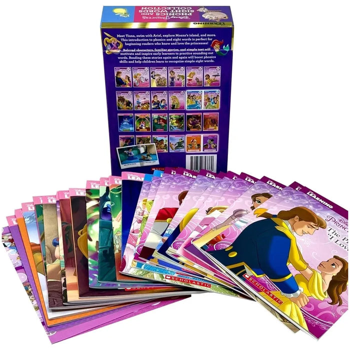 Princess Phonics and Sight Words Collection (Includes 24 Book Set Learning) - The Book Bundle