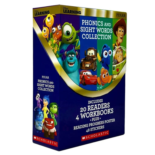 Pixar Phonics and Sight Words Collection (24 Book Set, Learning) by Scholastic - The Book Bundle
