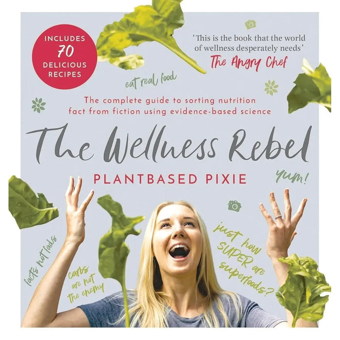Plant Powered Plus, Wellness Rebel,Natural Plant Protein Cookbook 3 Books  Collection Set - The Book Bundle