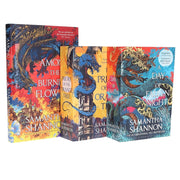 Roots of Chaos Series 3 Books Collection Set by Samantha Shannon(The Priory of the Orange Tree, A Day of Fallen Night  & Among the Burning Flowers(Hardback)) - The Book Bundle