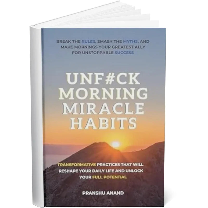 UnF#ck Morning Miracle,Good Habits Bad, Atomic Habits Workbook 3 Books Collection Set - The Book Bundle