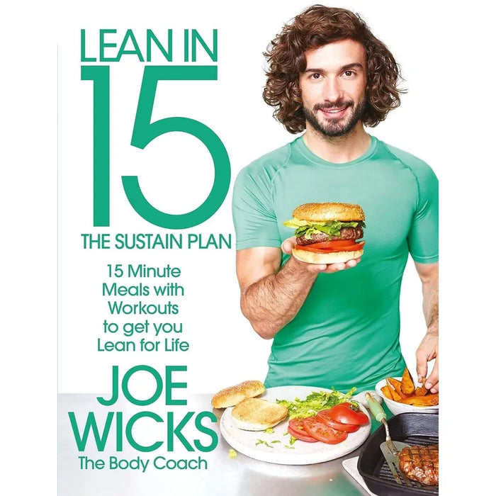 30 Day Kick Start Plan,Lean in 15 - the Sustain Plan 2 Books Collection Set - The Book Bundle