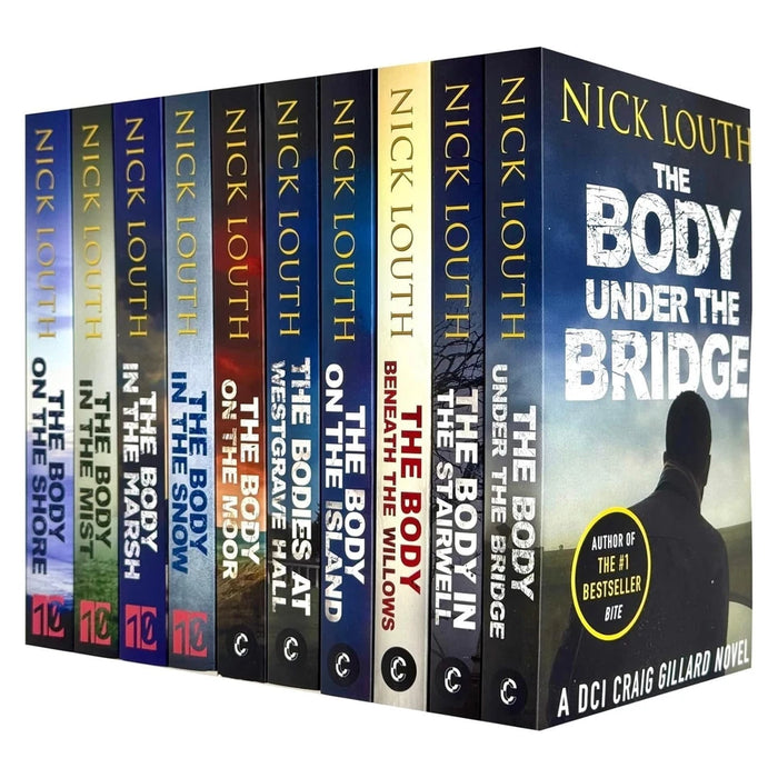 DCI Craig Gillard Crime Thrillers Series 10 Books Collection Set by Nick Louth - The Book Bundle