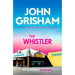 John Grisham The Whistler and The Judge's List paperback book set by Hodder Paperbacks, featuring crime and legal thrillers.