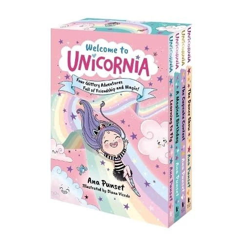 Welcome to Unicornia 4 Books Collection Box Set by Ana Punset - The Book Bundle