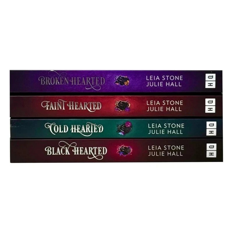 Cursed Fae Series 4 Books Collection Set By Leia Stone & Julie Hall (Cold Hearted ,Faint Hearted ,Broken Hearted & Black Hearted) - The Book Bundle