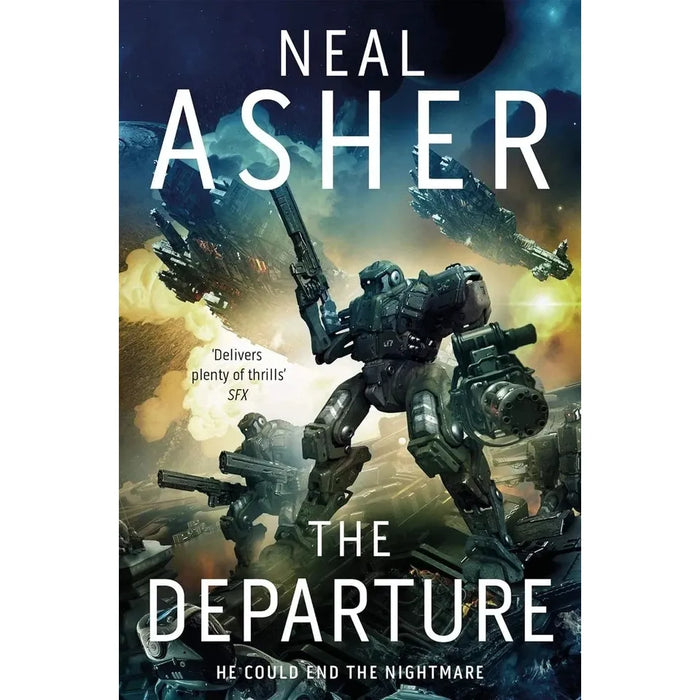 Neal Asher Owner Trilogy 3 Books Collection(The Departure, Zero Point  & Jupiter War) - The Book Bundle