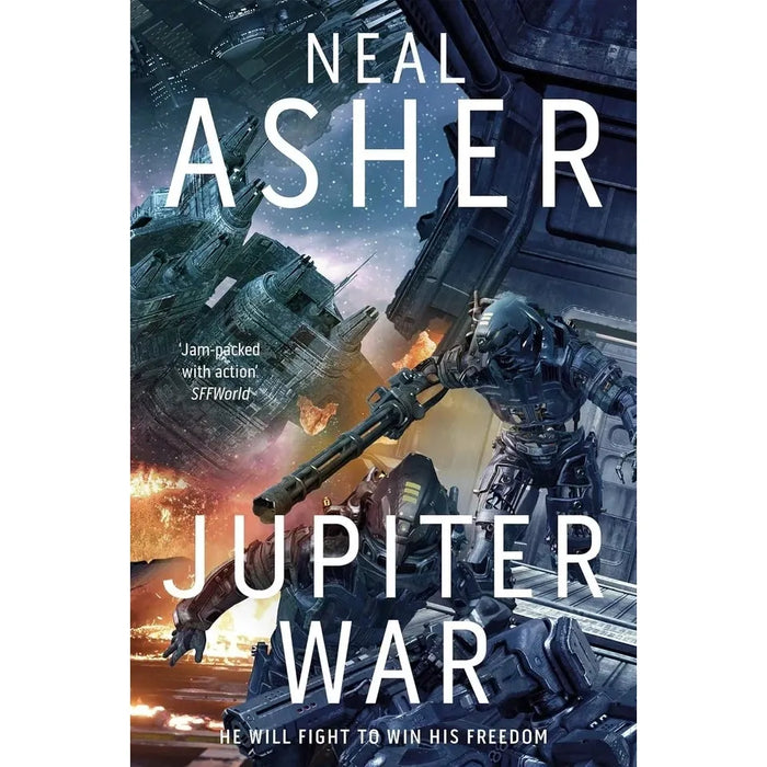 Neal Asher Owner Trilogy 3 Books Collection(The Departure, Zero Point  & Jupiter War) - The Book Bundle