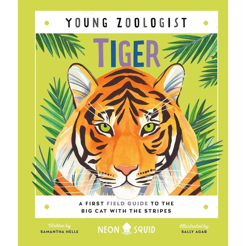 Young Zoologist Series 9 books collection set by Neon Squid, featuring animals like whales, pandas, elephants, and wolves.