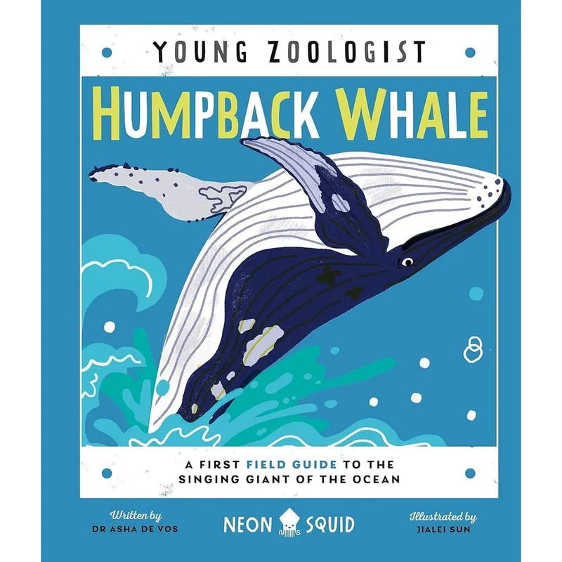 Young Zoologist Series 9 books set by Neon Squid featuring wildlife including whales, elephants, pandas, and more, with colorful cover art.