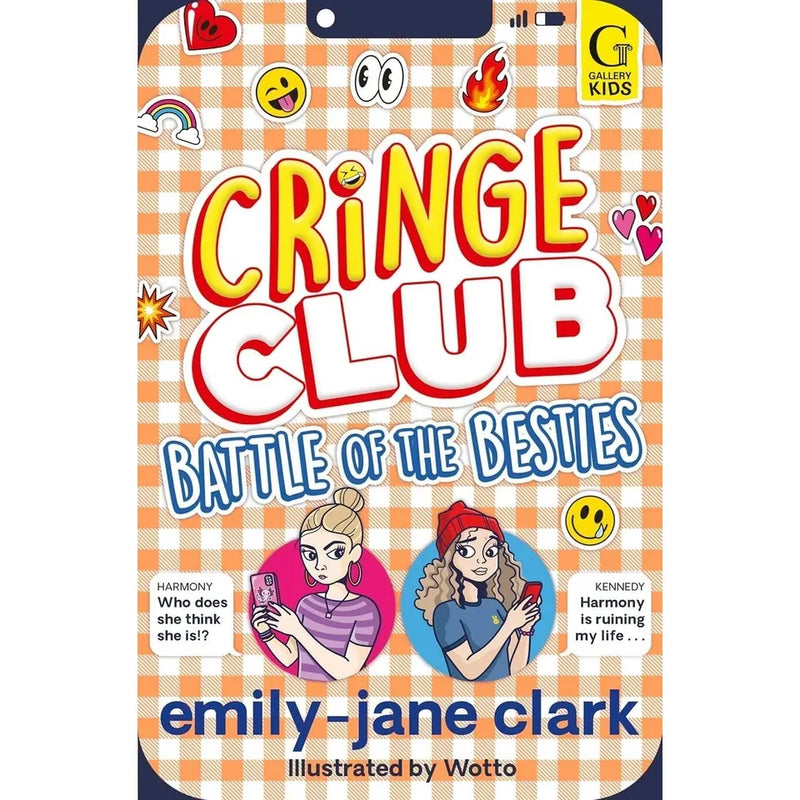 Cringe Club Series 2 Books Collection Set by Emily-Jane Clark(Cringe Club &  Battle of the Besties ) - The Book Bundle