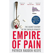 Patrick Radden Keefe 3-book collection set featuring Rogues, The Snakehead, and Empire of Pain, published by Picador Ltd.