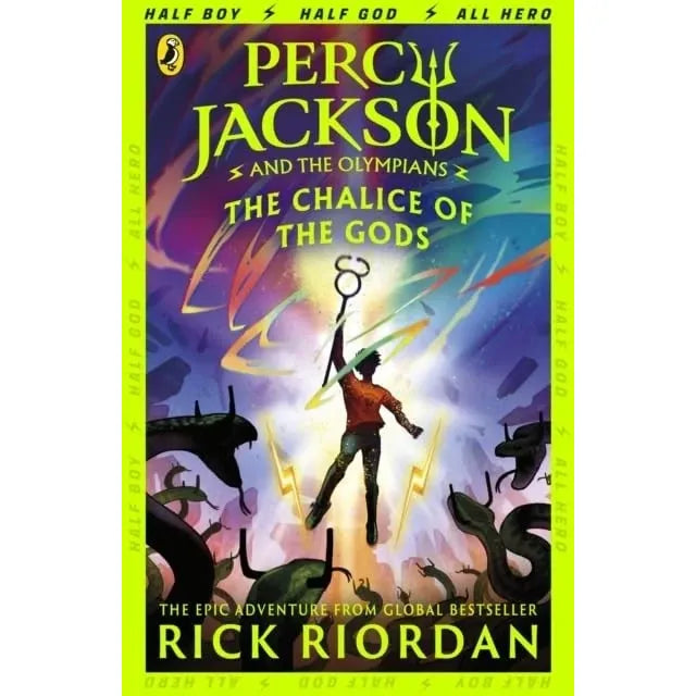 Percy Jackson and the Olympians Series 1-7 Books Collection Set by Rick Riordan