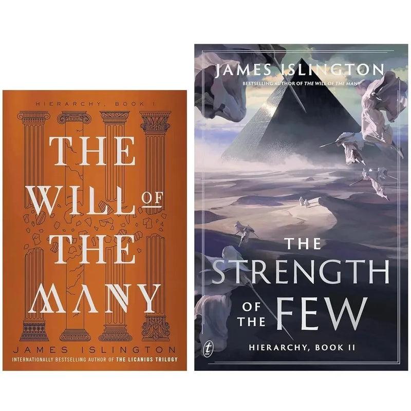 Hierarchy Series By James Islington 2 Books Collection Set (The Will of the Many & Strength of the Few) - The Book Bundle