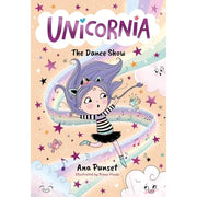 Unicornia Series 5 books collection by Ana Punset featuring colorful covers of Learning to Fly, A Magical Birthday, and more.