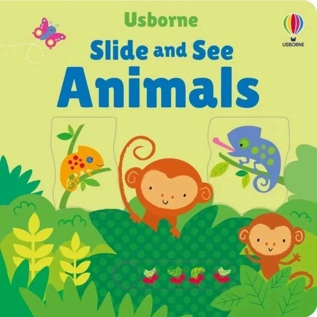 Usborne Slide and See By Fiona Watt 10 Books Collection Set Slide and See Animal - The Book Bundle