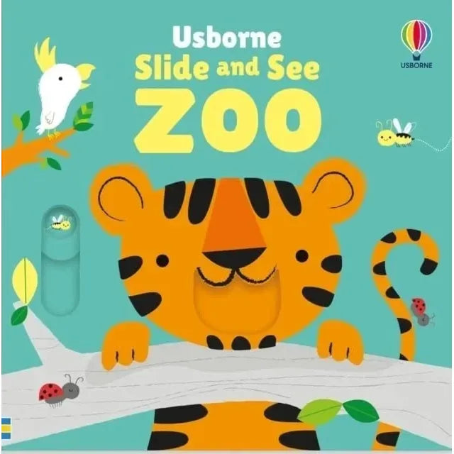 Usborne Slide and See By Fiona Watt 10 Books Collection Set Slide and See Animal - The Book Bundle