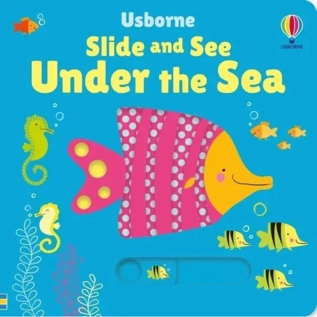 Usborne Slide and See By Fiona Watt 10 Books Collection Set Slide and See Animal - The Book Bundle