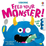 Turn the Wheel Collection 2 Books Set By Anna Milbourne(Feed your Monster & Feed your Dinosaur) - The Book Bundle