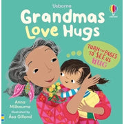 Usborne Huggy Book Collection 6 Books Set(Daddies Love Hugs, Grandmas Love Hugs, Mummies Love Hugs, Bears Love Hugs, Dinosaurs Love Hugs & Monsters Love Hugs) - The Book Bundle