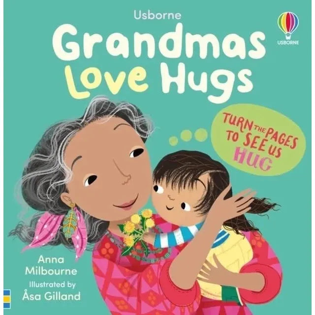 Usborne Huggy Book Collection 6 Books Set(Daddies Love Hugs, Grandmas Love Hugs, Mummies Love Hugs, Bears Love Hugs, Dinosaurs Love Hugs & Monsters Love Hugs) - The Book Bundle