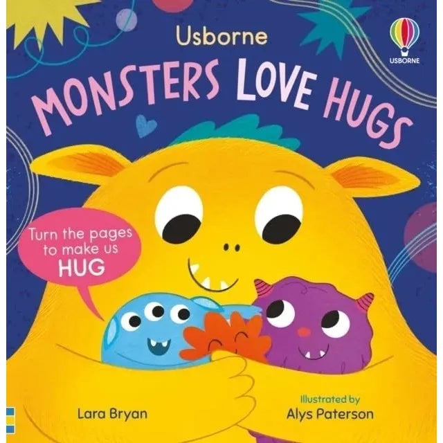 Usborne Huggy Book Collection 6 Books Set(Daddies Love Hugs, Grandmas Love Hugs, Mummies Love Hugs, Bears Love Hugs, Dinosaurs Love Hugs & Monsters Love Hugs) - The Book Bundle