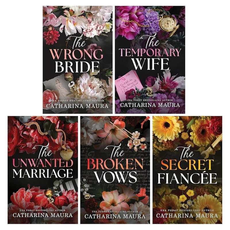 The Windsors Series By Catharina Maura 5 Books Collection Set (The Wrong Bride, The Temporary Wife, The Unwanted Marriage ,The Broken Vows & The Secret Fiancée) - The Book Bundle