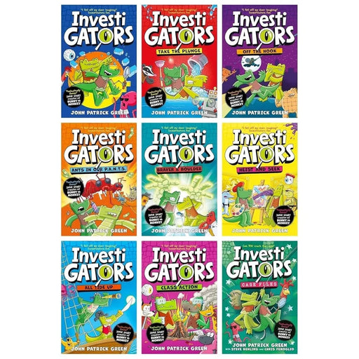 InvestiGators Series By John Patrick Green 9 Books Collection Set - The Book Bundle