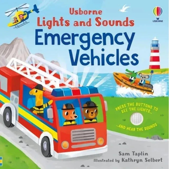 Usborne Lights and Sounds book Collection 5 Books Set By Sam Taplin - The Book Bundle