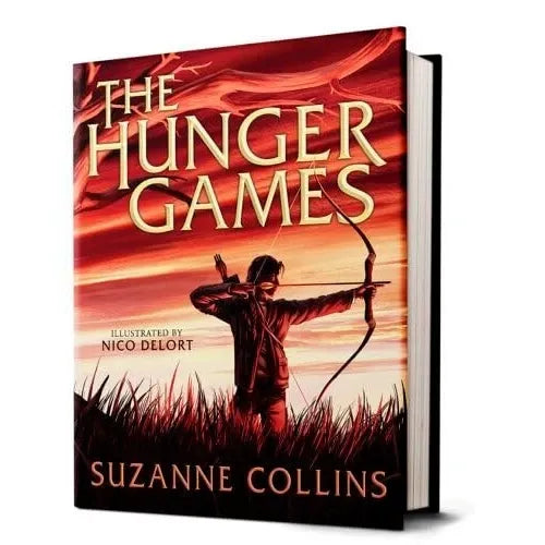 The Hunger Games Illustrated Edition by Suzanne Collins 2 Books Collection Set - The Book Bundle