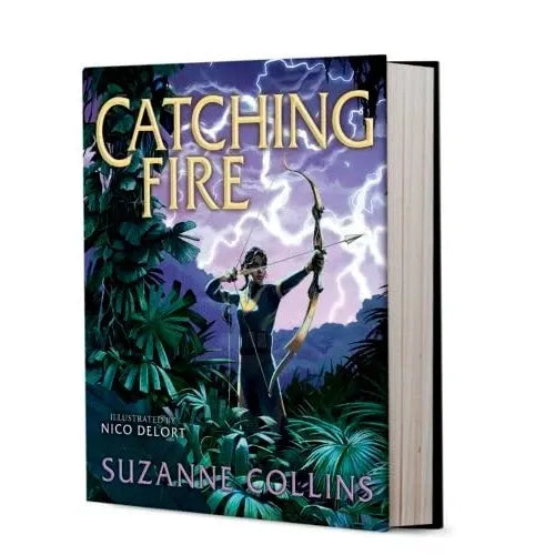 The Hunger Games Illustrated Edition by Suzanne Collins 2 Books Collection Set - The Book Bundle