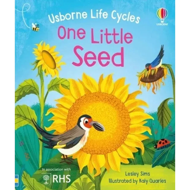 Usborne Life Cycles Collection 7 Books Set by Lesley Sims(Seed,Bee, Chick , Frog ,Tree,Butterfly & Raindrop) - The Book Bundle
