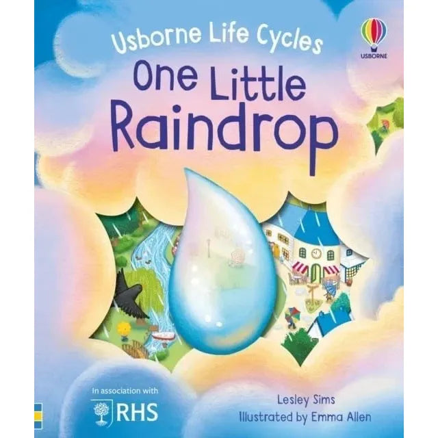 Usborne Life Cycles Collection 7 Books Set by Lesley Sims(Seed,Bee, Chick , Frog ,Tree,Butterfly & Raindrop) - The Book Bundle