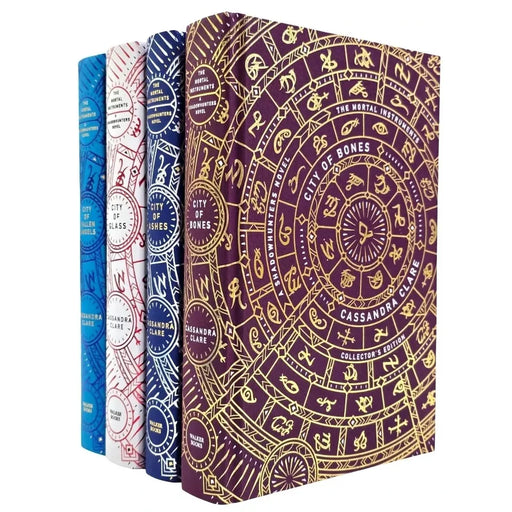 Mortal Instruments by Cassandra Clare A Shadowhunters Novel 4 Book Set Hardcover - The Book Bundle