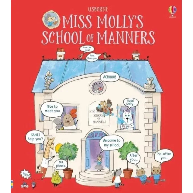 Usborne Miss Molly Collection 5 Books Set (Manners,Kindness,Confidence,Making Friends & Happiness) - The Book Bundle