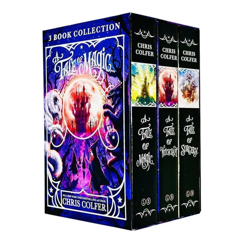 Nine-book set of Land of Stories and A Tale of Magic series by Chris Colfer, children's fantasy books from Little Brown.
