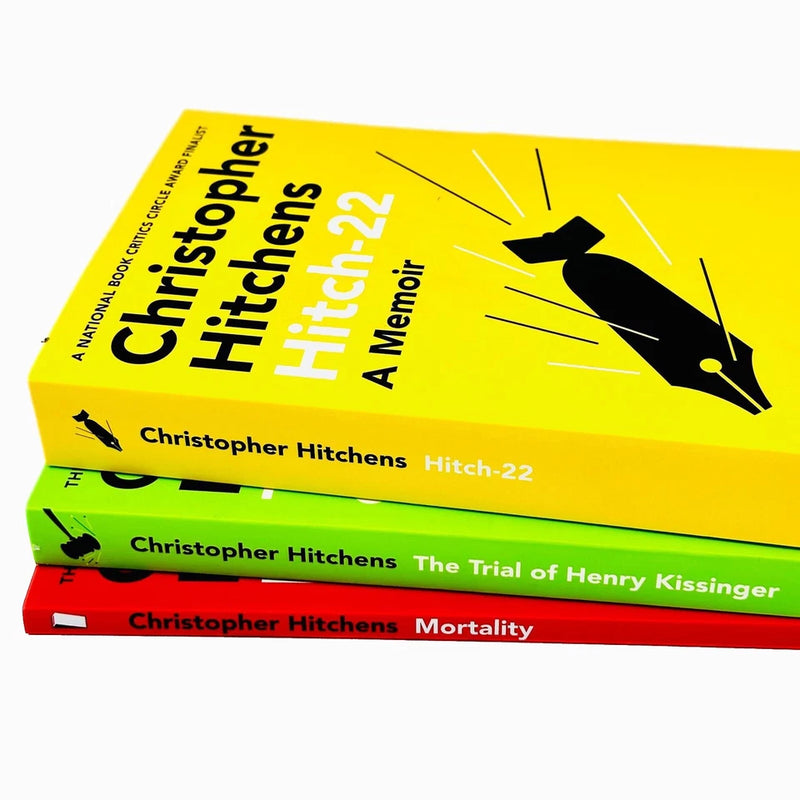 Christopher Hitchens Collection 3 Books Set(Hitch 22 ,The Trial of Henry Kissinger Mortality & God Is Not Great) - The Book Bundle