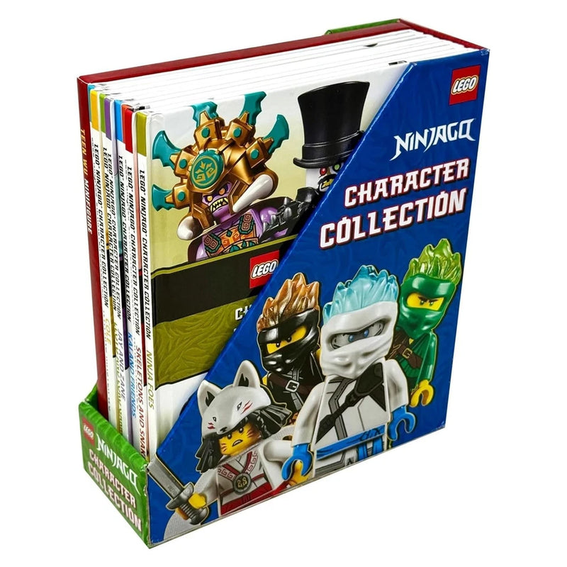 LEGO Ninjago Character Collection 8 Books Set Plus Teen Wu Minifigure by DK HB - The Book Bundle