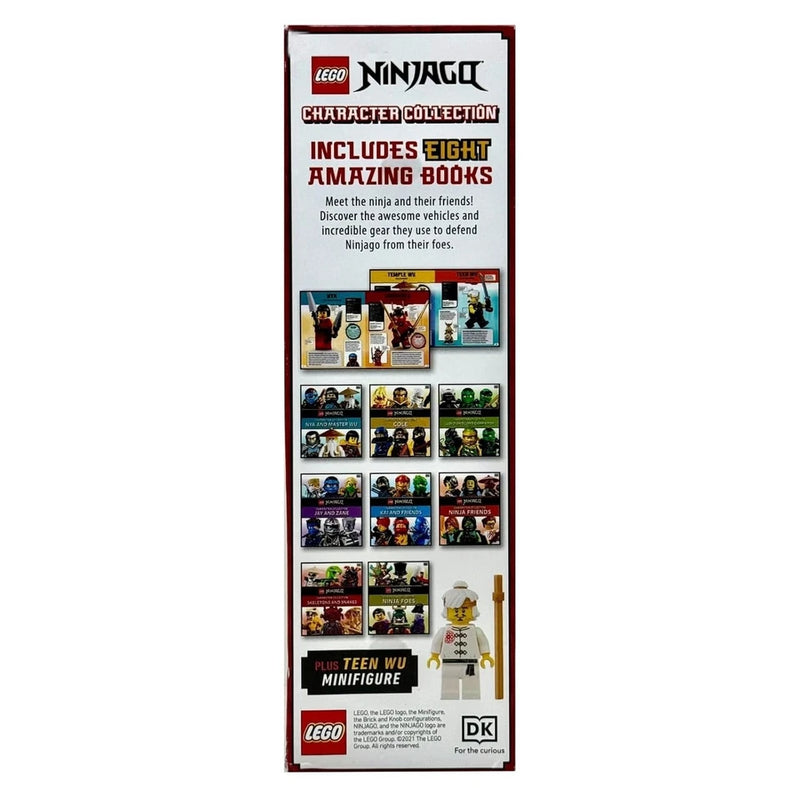 LEGO Ninjago Character Collection 8 Books Set Plus Teen Wu Minifigure by DK HB - The Book Bundle